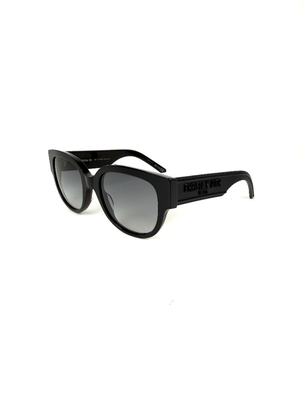 Christian Dior Wildior S3U BU Black Acetate  Sunglasses